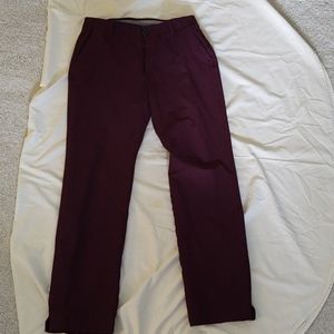 Under armour  maroon cold gear golf pants